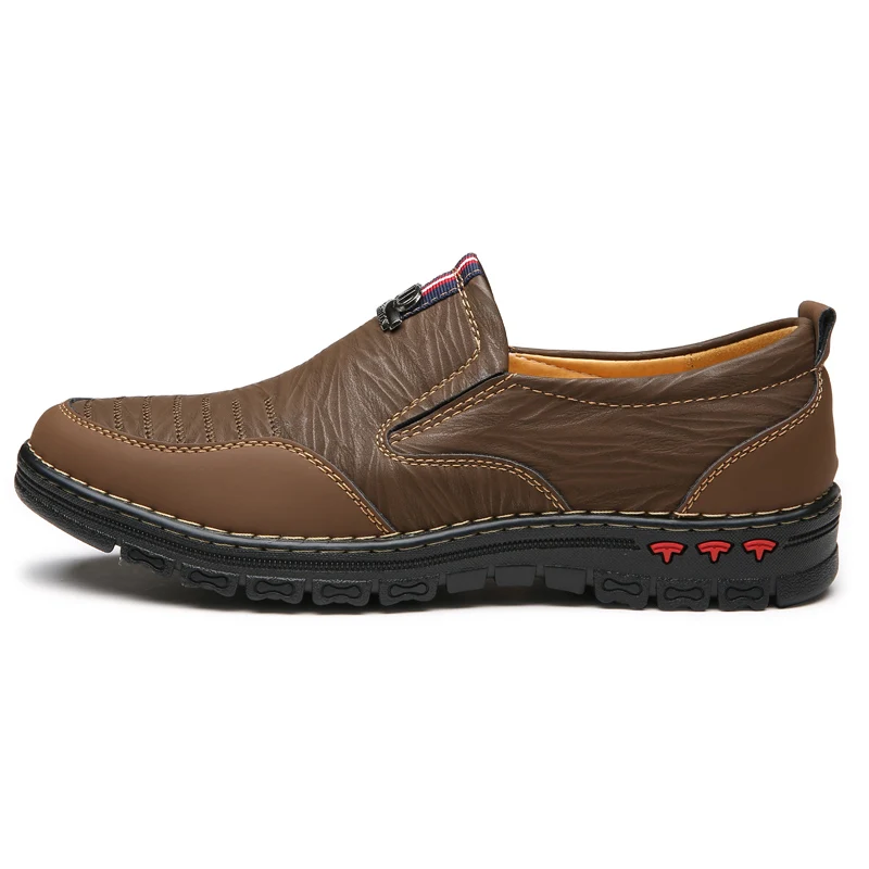 2018 Spring Split Leather Casual Shoes Men Loafers Slip-On Men Shoes Flats Comfortable Men Autumn Shoes Leather Moccasins 2018 Spring Split Leather Casual Shoes Men Loafers Slip-On Men Shoes Flats Comfortable Men Autumn Shoes Leather Moccasins