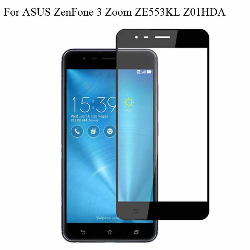 3 шт. 9H полноразмерная Защита экрана для ASUS ZenFone Zoom ZE553KL Z01HDA полное покрытие