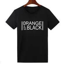 Pkorli Harajuku футболка женская Orange Is The New Черная футболка Oitnb хлопок короткий рукав унисекс размера плюс Топы Camiseta