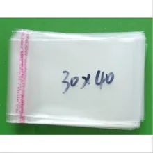 Толстая сумка! Упаковка сумки! 100 шт./лот(30*40 см) Ясно Запечатываемые полиэтиленовые пакеты, самоклеющиеся печать пластиковые пакеты