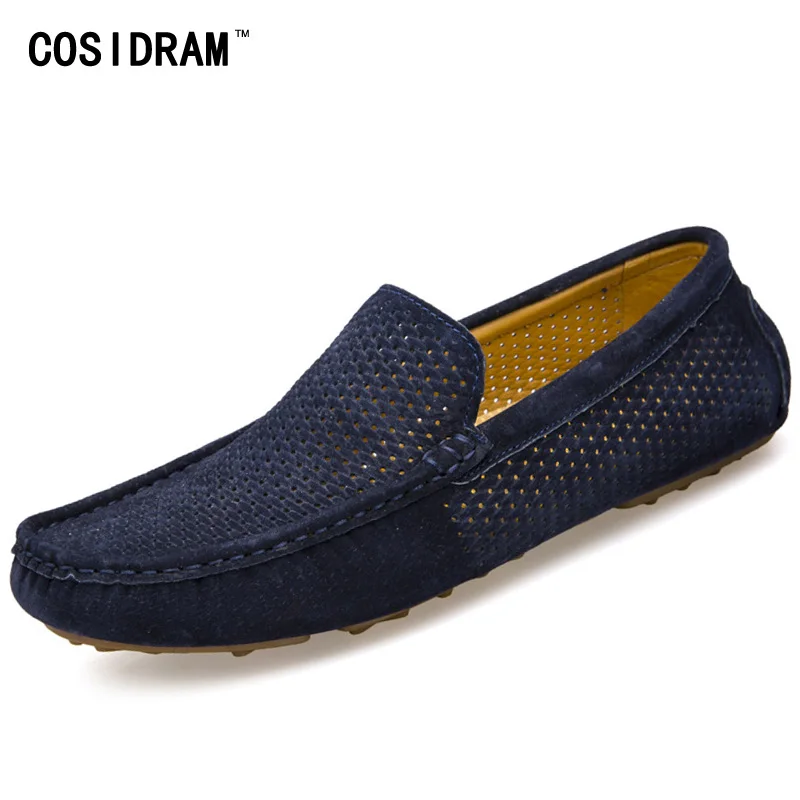 COSIDRAM 2017 Summer Loafers Men Shoes Casual Genuine Leather Flats ...