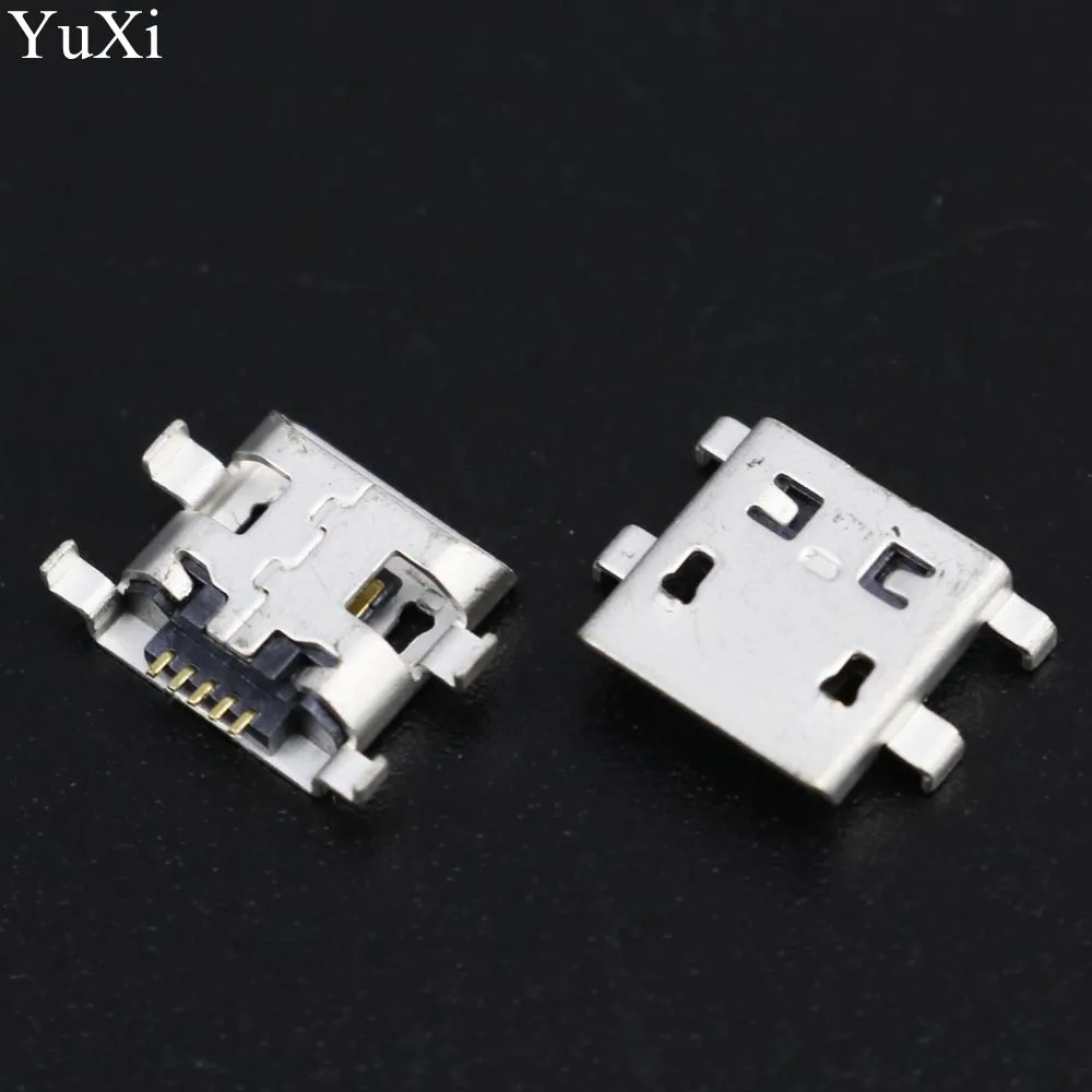 

YuXi Micro USB Jack Connector For Pournelle PLOYER MOMO mini P707 Charging Socket Sink type Oblique mouth