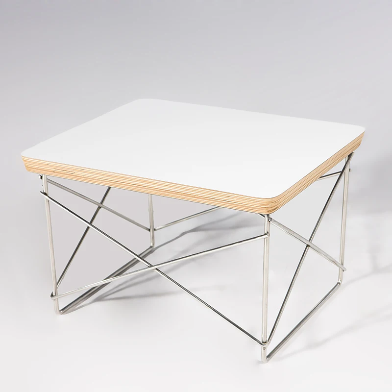 Hot sales Tea table Wire Base simple LTR end table Modern Small coffee table for living room sofa side table