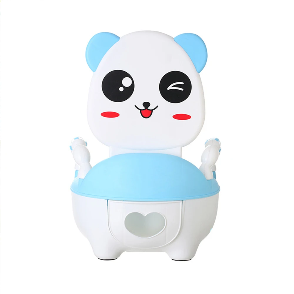 Portable Lovely Safety Cow Children Baby Potty Training Boys Girls Toilet Seat Potty Infants Toddler Child Pot Urinal