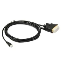 Горячая 1,8 м 6FT микро-hdmi Мужской к DVI 24 + 1 Мужской кабель Шнур для HD ТВ Full HD ТВ