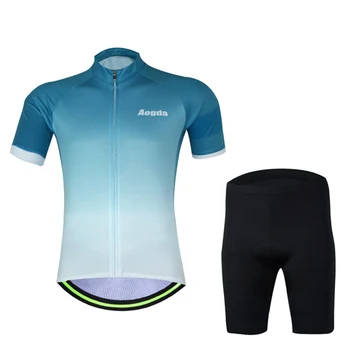 

Aogda Cycling Wear Men Summer Road Bike Clothing Short Sleeve Bicycle Clothes Breathable Quick Dry Bike Jersey Set Ropa Ciclismo