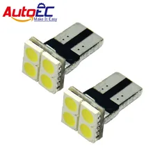 AutoEC T10 W5W 194 168 501 927 928 655 656 657 901 4 smd 5050 Светодиодная подсветка номерного знака белого и синего цвета 12 V 200 шт./лот# LB21