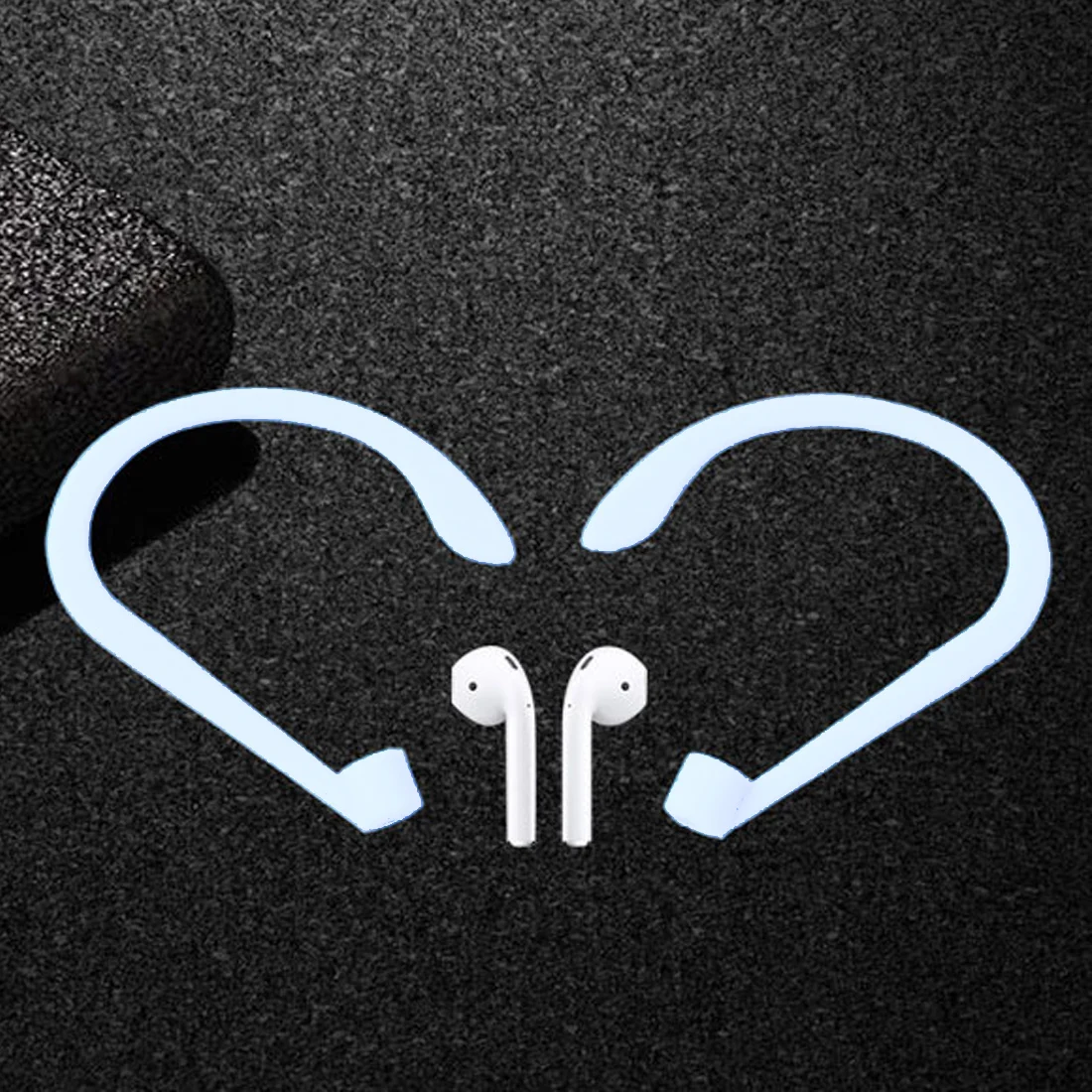 Marsnaska Anti-Lost Earhook Holder for Apple AirPods Strap Silicone Sports Anti-lost Ear Hook 1 Pair Marsnaska Anti-Lost Earhook Holder for Apple AirPods Strap Silicone Sports Anti-lost Ear Hook 1 Pair