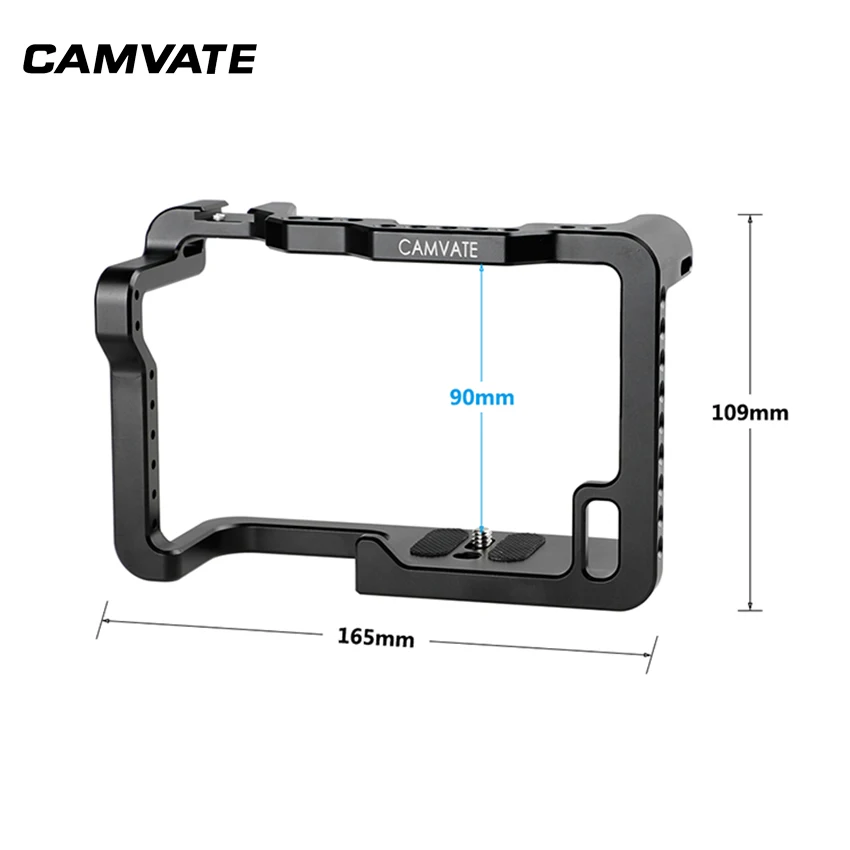 CAMVATE GH5 Cage Rig с двойной деревянной рукояткой и плечевым ремнем C2186