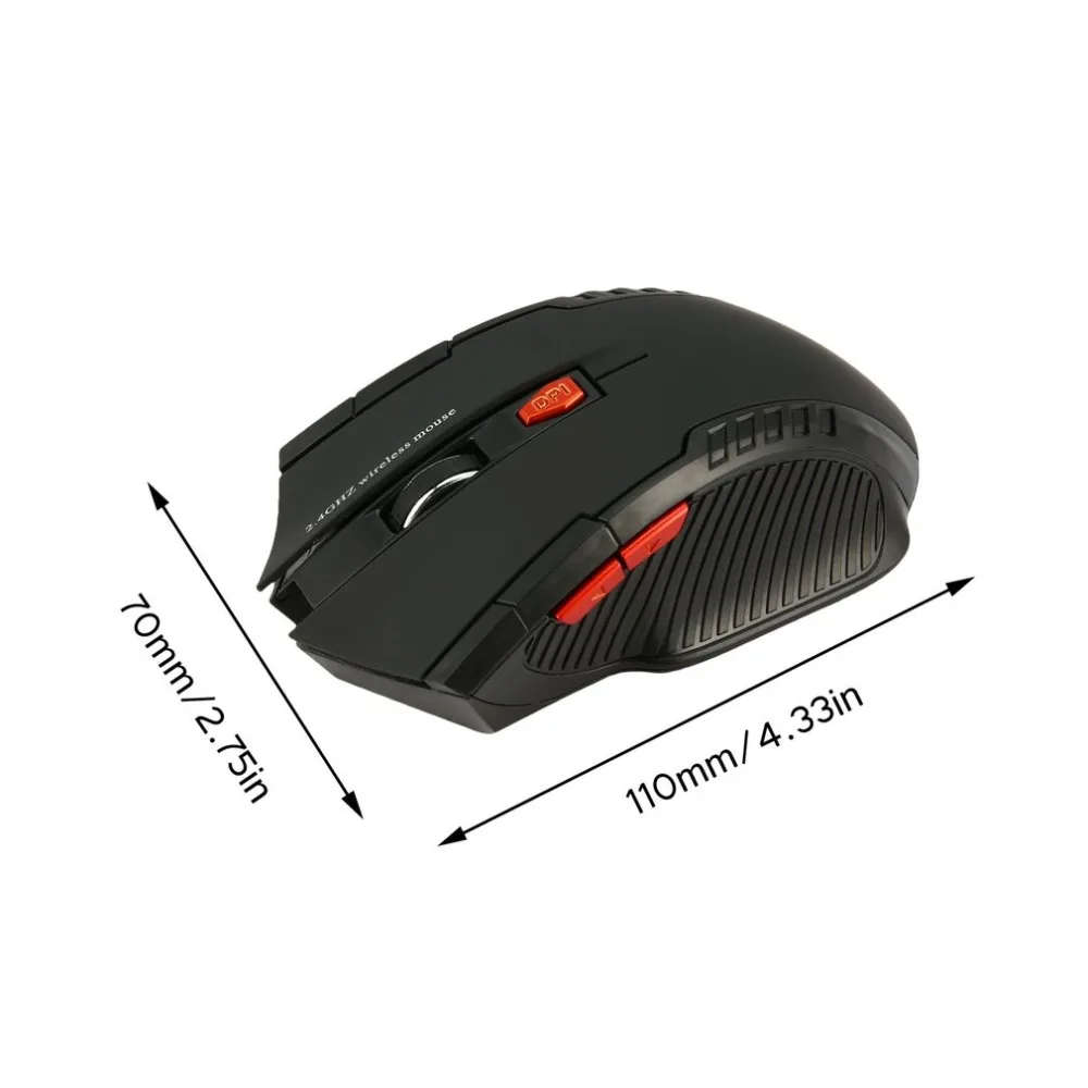 2,4 ГГц Беспроводная оптическая игровая мышь новая игровая беспроводная мышь с usb-приемником Mause для ПК игровых ноутбуков