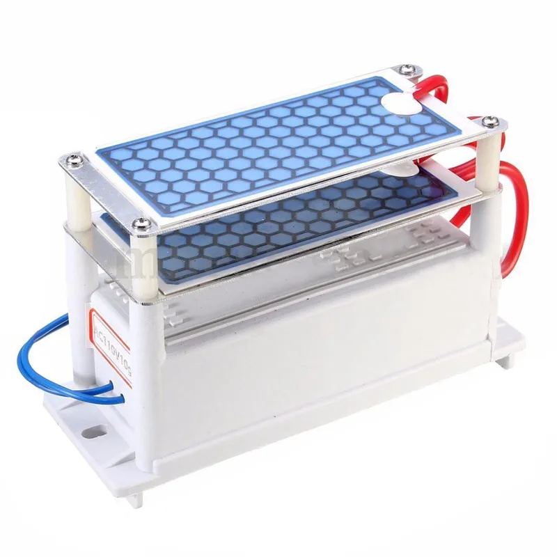 

Heavy Duty AC 110V 10000 Mg/H (10g) Ozone Generator With Blue Plates Treatment