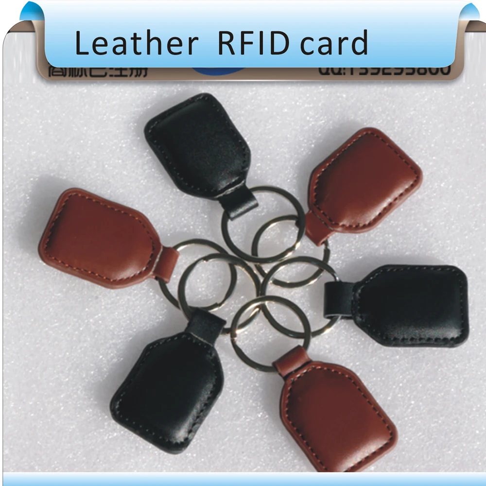 100pcs 125kHz RFID leather Proximity ID Card Entry Lock Door Access