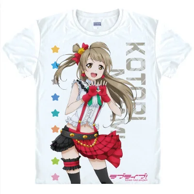 Love Live! School Idol Project Characters T-Shirts Love Live! School Idol Project Characters T-Shirts