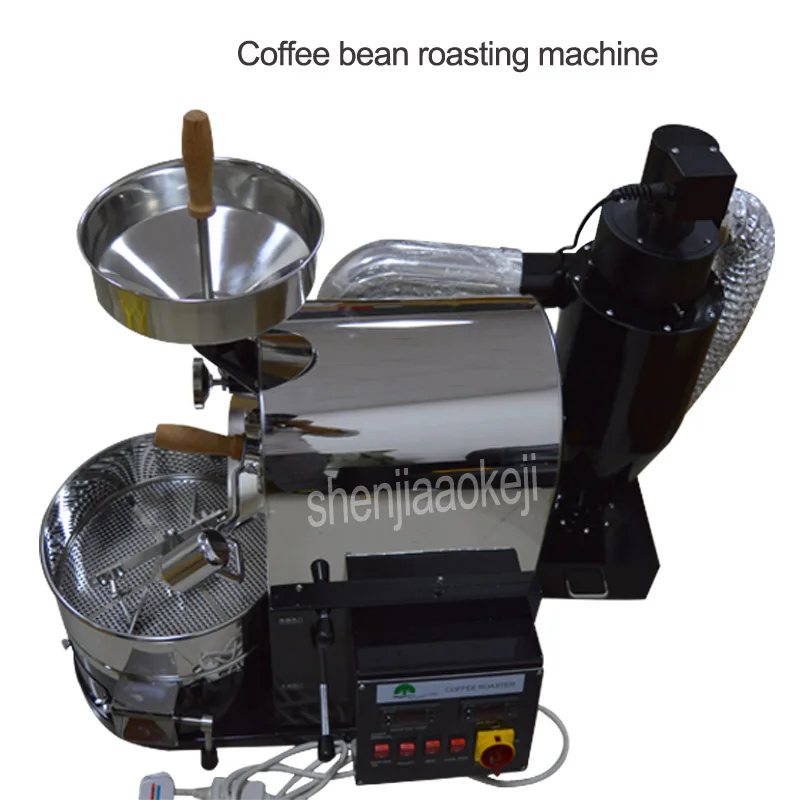 Обновленная Коммерческая кофейная обжарочная машина профессиональная кофейная жаровня машина 1000 г машина для жарки кофейного зерна 220 в 2100 Вт 1 шт