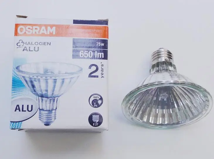 

OSRAM 64841 SP 230V75W E27/ES PAR30 HALOGEN Aluminum reflective cups