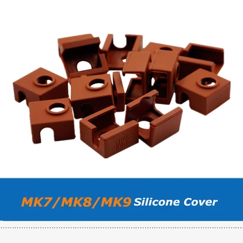 

10pcs 3D Printer Parts Wholesale Brown Color MK9 Silicone Sock Cover Instead Ceramic Insulation For Heating Block