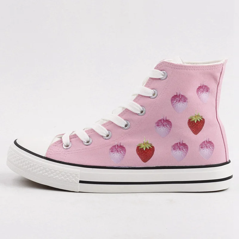 Canvas Shoe Women's Platform Shoes Woman High Help Fruits Hand Shoe Hand Shoe Strawberry Shoe Doodle Shoe Sneakers Sneaker Canvas Shoe Women's Platform Shoes Woman High Help Fruits Hand Shoe Hand Shoe Strawberry Shoe Doodle Shoe Sneakers Sneaker