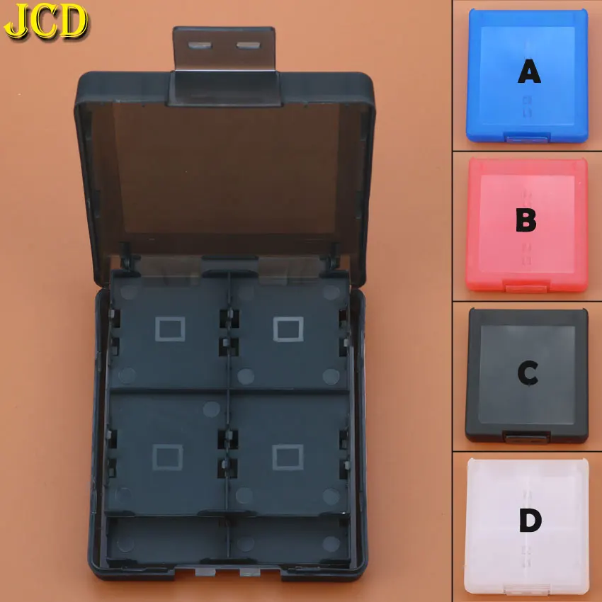 JCD 16 слотов портативный защитный жесткий пластиковый чехол для хранения игровых