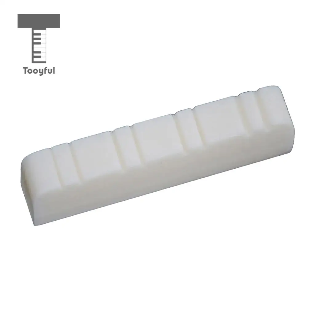 Tooyful 1pc Bone Mandolin Nut Blank for DIY Mandolin Parts 28x5x7mm