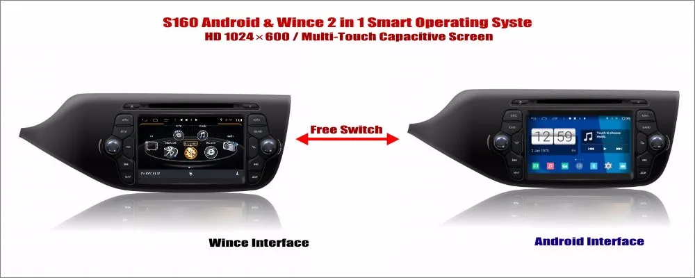Best Liandlee Car Android Multimedia Stereo For KIA Ceed 2013~2014 Radio CD DVD Player GPS Nav Map Navigation Audio Video S160 System 9