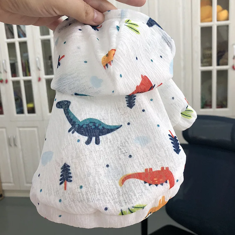 Dog clothes Teddy summer sunscreen shirt light and breathable summer clothes for dogs supplies Outdoor Travel Freestyle AprT4 (16)