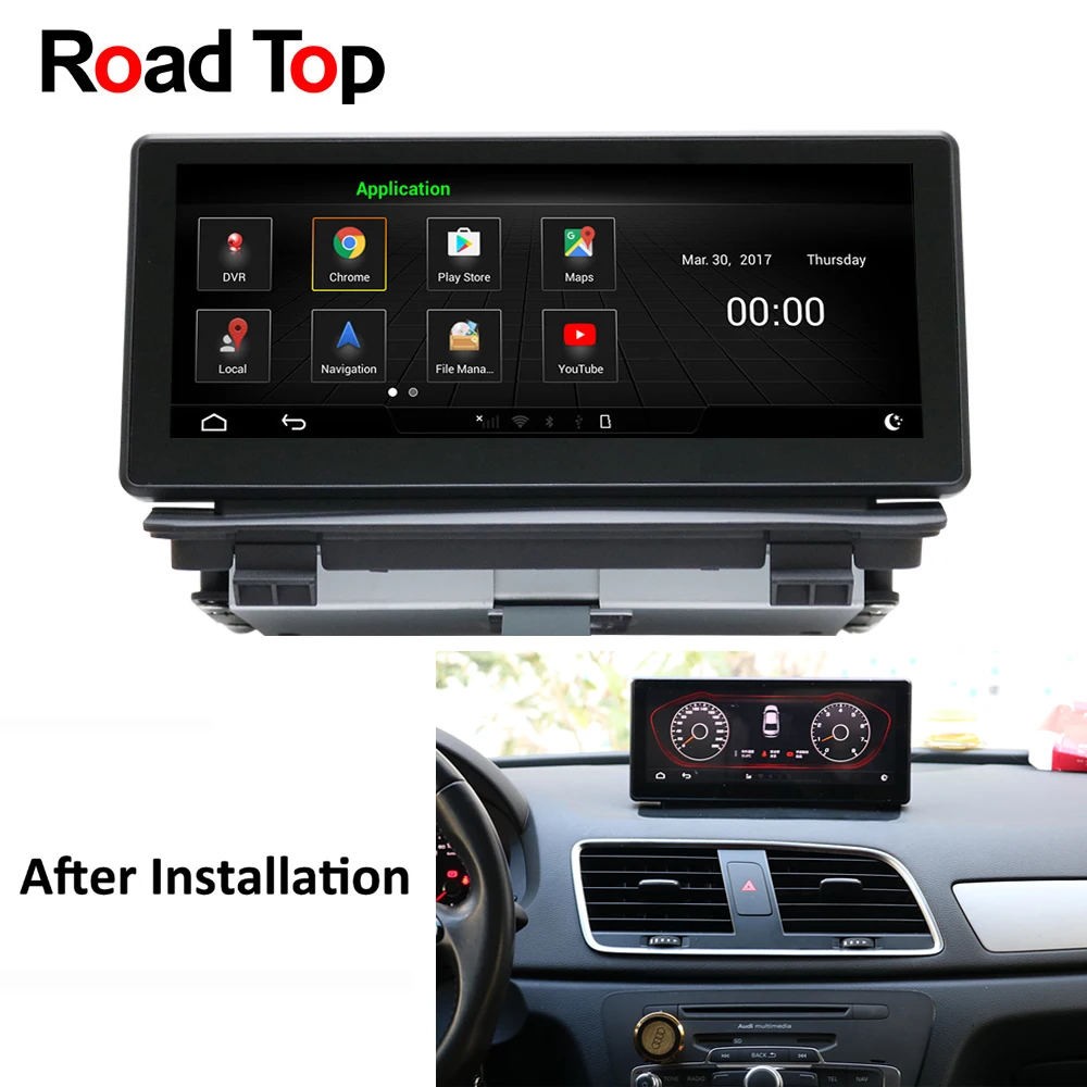 Android 5 Sedan display for Audi Q3 2013 2018 LHD car touch screen GPS