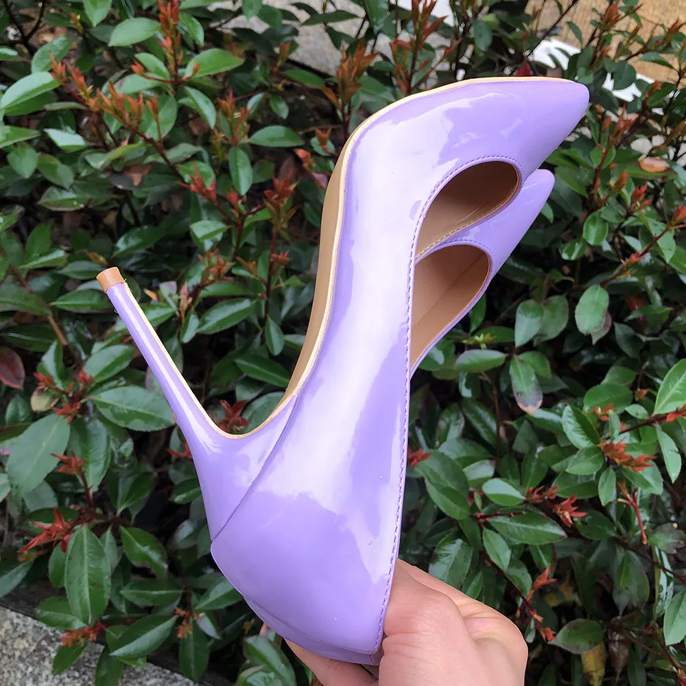 Veowalk Classic Design Women Pointed Toe High Heel Shoes Elegant OL ladies Fashion Slip on Pumps Woman Stilettos Light Purple Veowalk Classic Design Women Pointed Toe High Heel Shoes Elegant OL ladies Fashion Slip on Pumps Woman Stilettos Light Purple