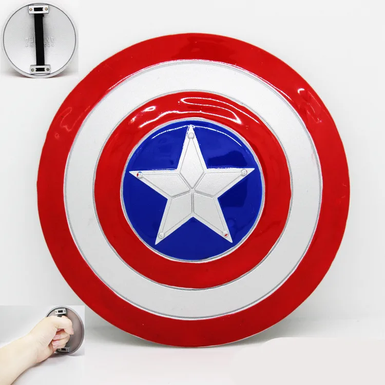 

Cosplay Props for Captain The Avengers Weapon Shield Pretext Props Metal Model Toys 10cm