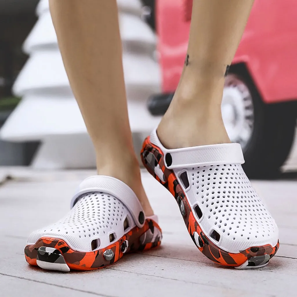 

2019 New Men Sandals Summer Flip Flops Slippers Men Outdoor Beach Casual Shoes Cheap Male Sandals Water Shoes Sandalia Masculina