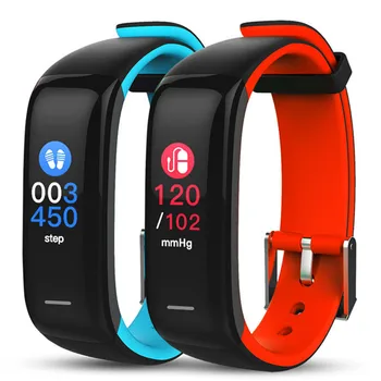 

Smart Band P1 PLUS Color Display Fitness Bracelet Heart Rate Tracker Blood Pressure Monitor Wristband IP67 Waterproof