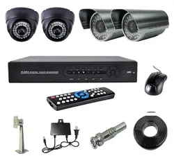 4ch dvr комплект видеонаблюдения системы безопасности