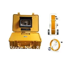 Труба Инспекционная машина с подводной камерой и 7 дюймов TFT ЖК-панель отображения