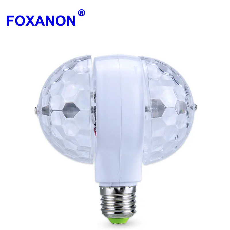 Foxanon Mini RGB E27 6 Вт 85-265 в Светодиодные Красочные Волшебные лампочки красочные Авто