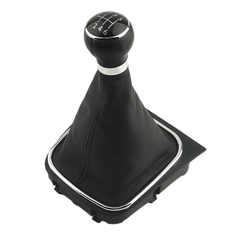 New Universal Car Gear Shift Knob With Gaitor 5 Gear 5 Speed For VW