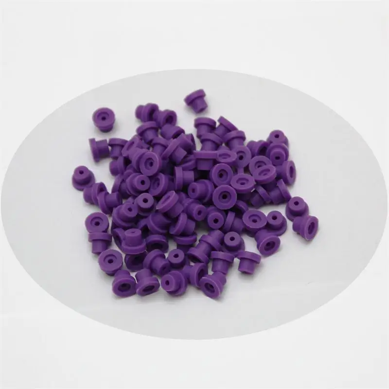 

100pcs Brand New Medical Grade Soft Silicone Tattoo Needle Grommet T Type Nipple Pad Free Shipping