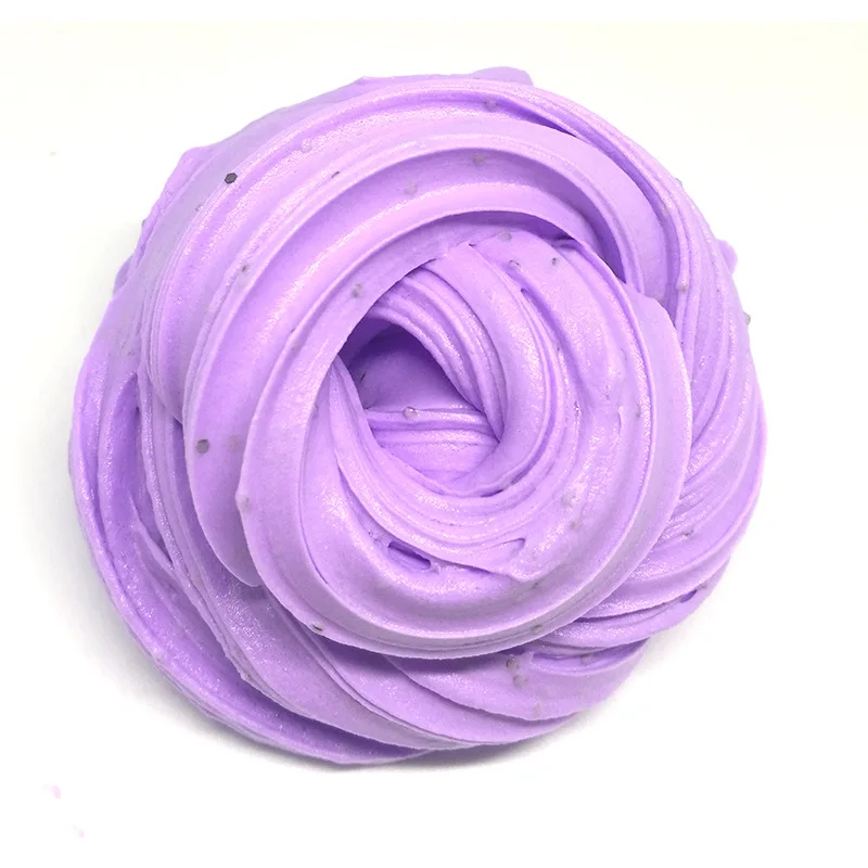 

Cotton mud black slice slime PUFF SLIME clay DIY stamp stamp mud to release toys.