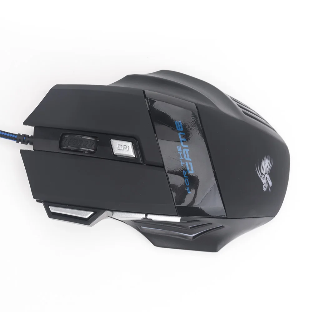 Professional VONTAR 5500 DPI Gaming Mouse 7 Buttons LED Optical USB Wired Mice for Pro Gamer Computer Better than X7 mouse