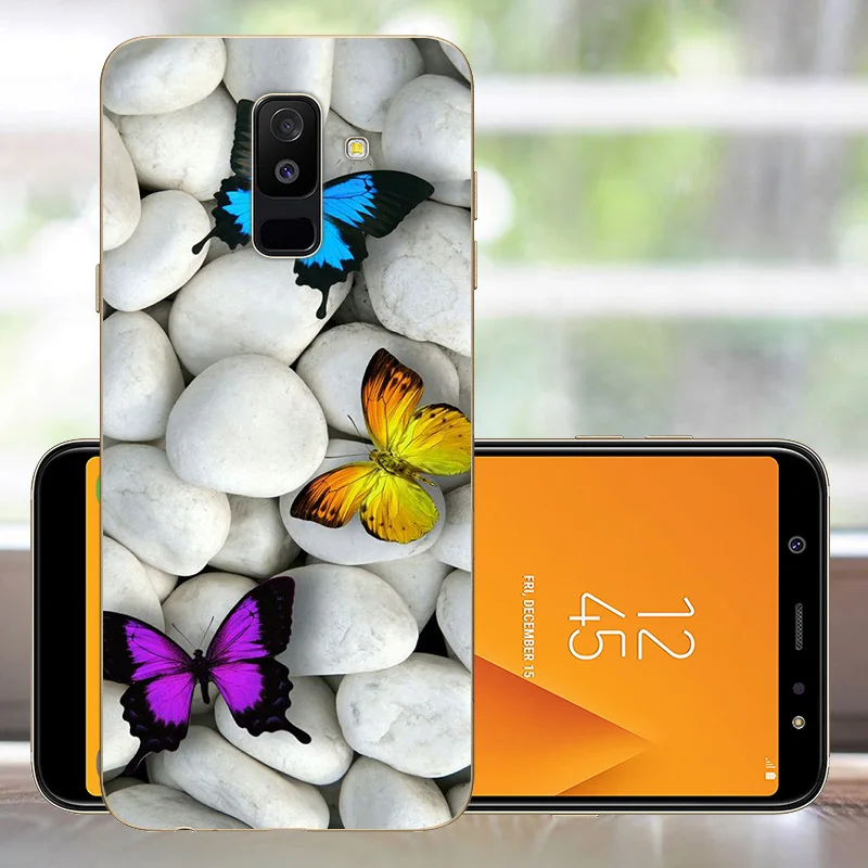 

Silicon Case sFor Samsung Galaxy A6 2018 case SM A600 A600F Cover tpu Case For Funda Samsung A6 Plus 2018 cover A605 A605F a6+