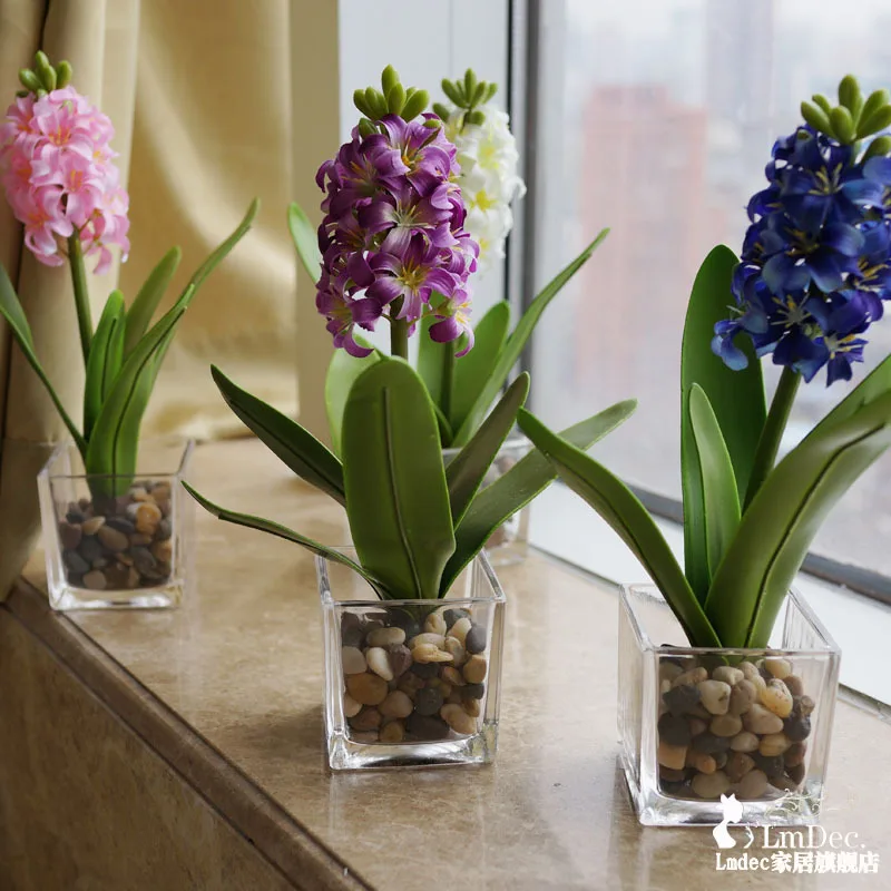 Artificial flowers artificial flowers hyacinth bulbs with