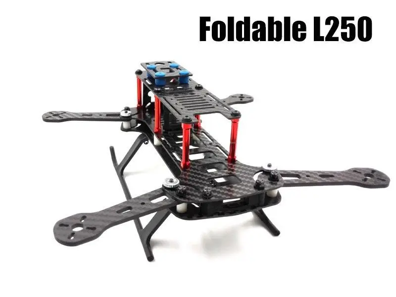 

QAV250 Foldable carbon frame kit for cc3d mini Multicopter FPV Race Kit free shipping