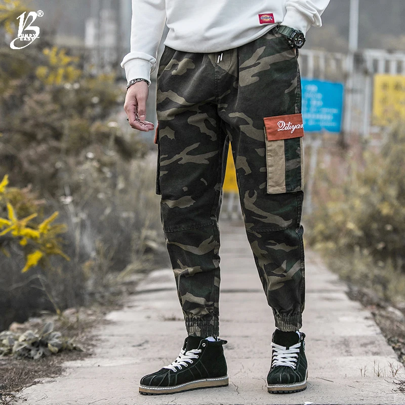 Bumpybeast Men Camo Cargo Pants Designer 2019 Mens Streetwear Pockets ...