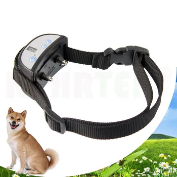 

New Arrival LED Display sensitivity adjustable no bark Dog Training Collar With 4LR44 Replaced Battery 20sets/lot