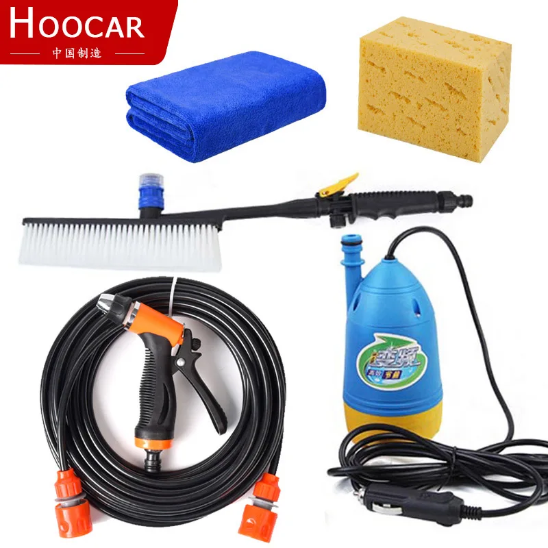 Free Shipping High Pressure 12v Washing Machine Car Portable Car Wash Device 220v Household