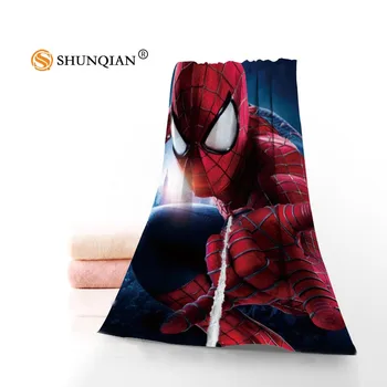 

New Custom The Amazing Spider Man Towel Printed Cotton Face/Bath Towels Microfiber Fabric For Kids Men Women Shower Towels A7.24