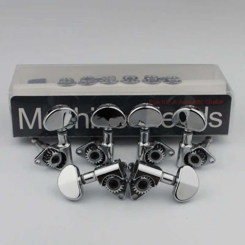 

Chrome 3R3L Guitar Machine Heads tuners Open Gear JO-03