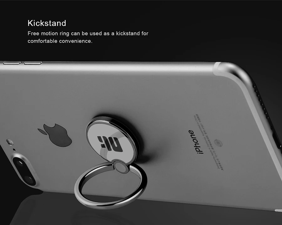 Metal Finger Ring Phone Stand Holder For iphone XS Max XR X 8 Plus Samsung Galaxy Note 8 s9 plus NILLKIN Universal Ring Holder