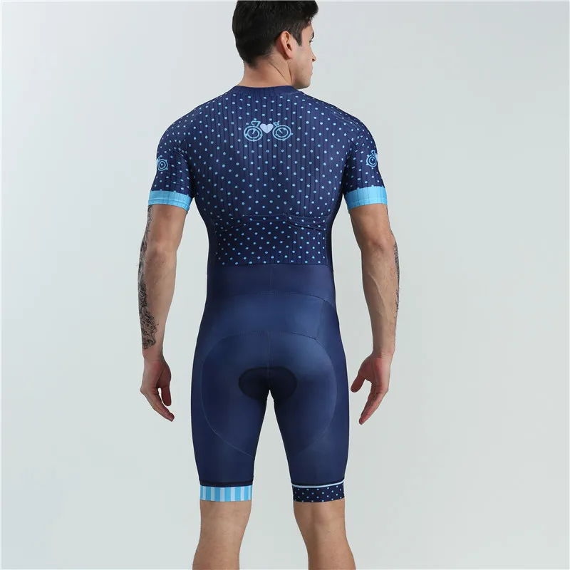 2019 summer men cycling skinsuits BOESTALK short sleeve cycling set uniforme ciclismo swimwear bike team triathlon suit custom