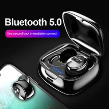 TWS Bluetooth 5,0, беспроводные наушники, настоящие беспроводные стерео наушники, Hi-Fi спортивные наушники с микрофоном для телефона
