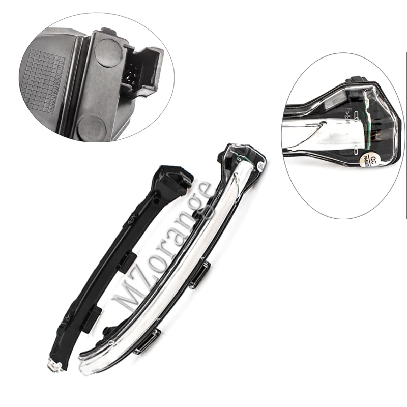 

MZORANGE 2pcs Rearview Mirror light Flowing Turn Signal light Dynamic for VW Golf 7 & Golf 7.5 2014-2019 for VW Touran 2016-2019
