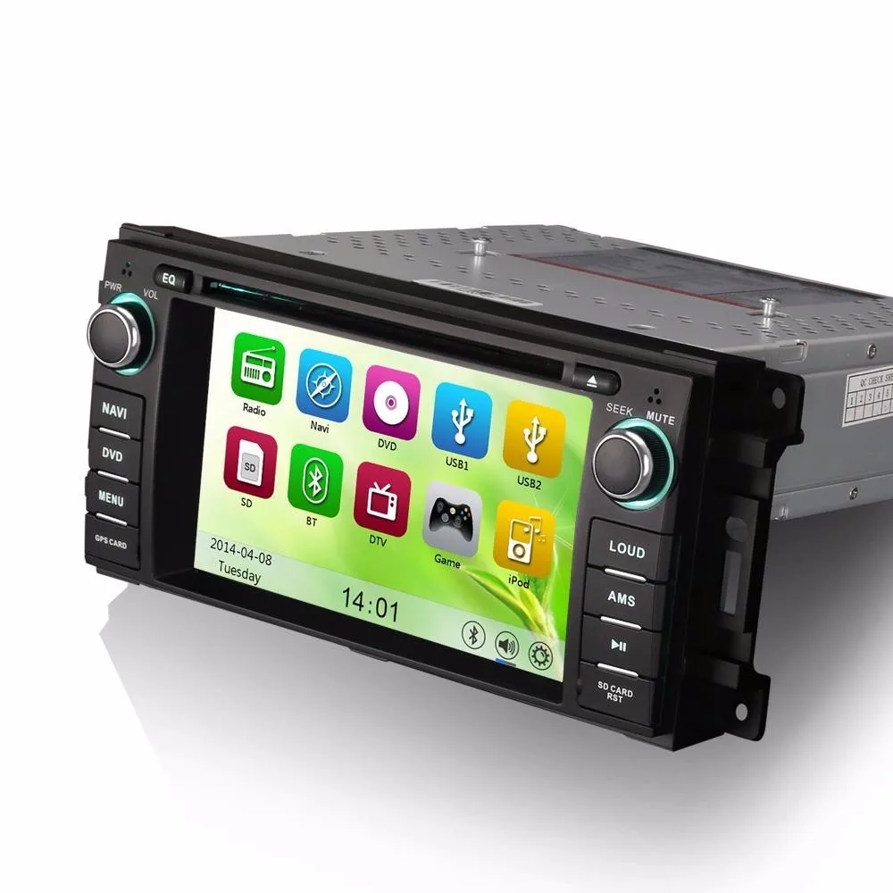 

Car DVD GPS Navigation for Jeep Compass Grand Cherokee Liberty Patriot Wrangler Mitsubishi Raider 2005 2006 2007 2008 to 2015